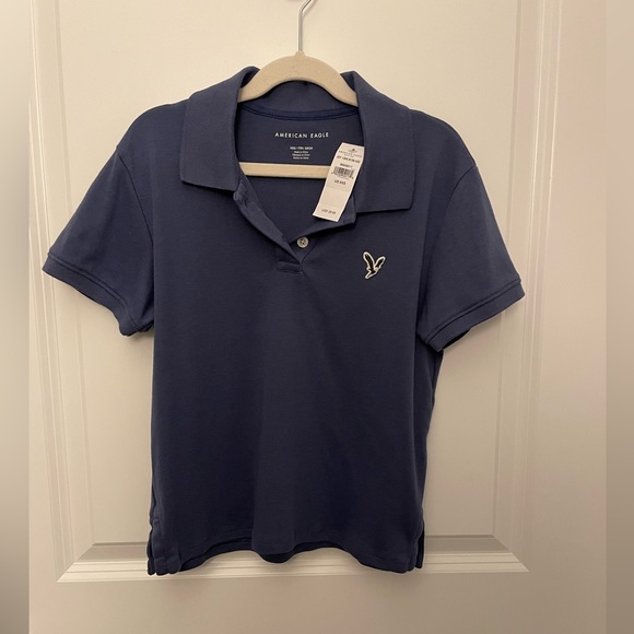 NWT American Eagle Cropped Polo Size XS - Picture 1 of 3